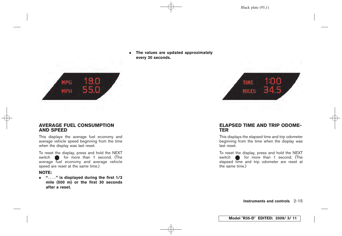 NISSAN 2010 GT-R Sports Sedan User Manual | Page 98 / 314