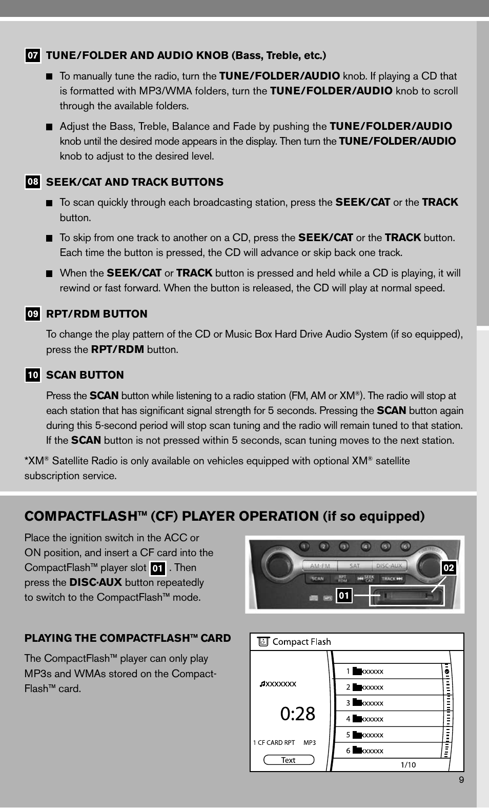 NISSAN 2010 Murano User Manual | Page 11 / 48