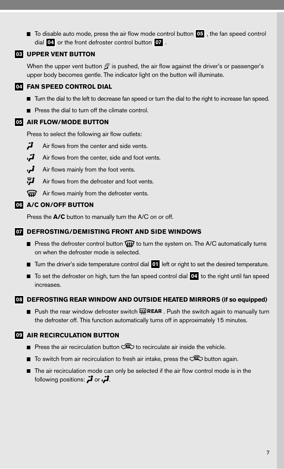 NISSAN 2010 Murano User Manual | Page 9 / 48