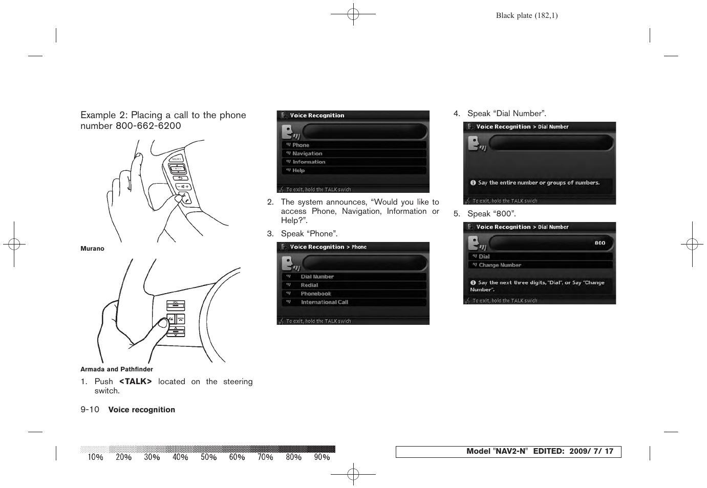 NISSAN 2010 Pathfinder User Manual | Page 173 / 234