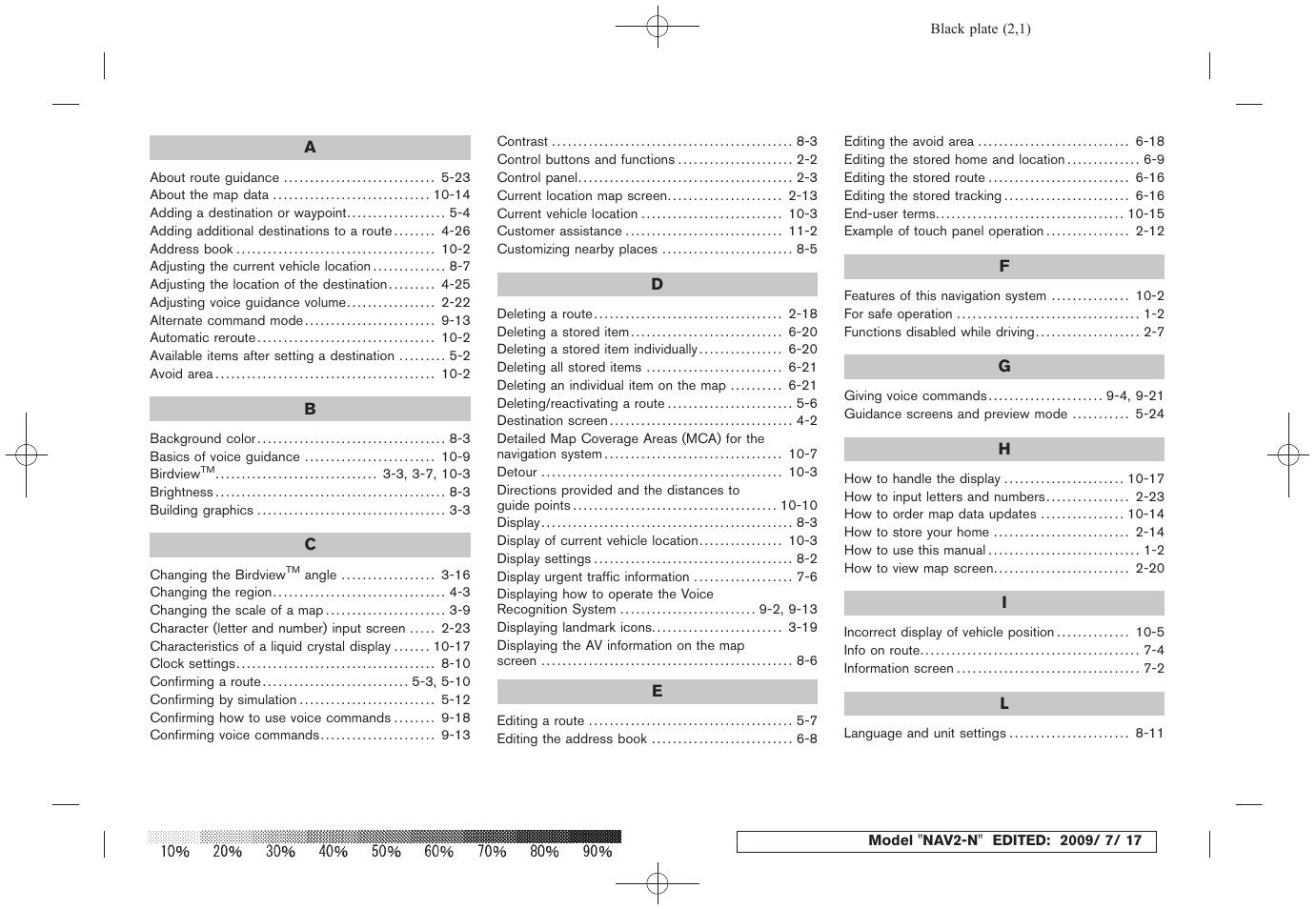 NISSAN 2010 Pathfinder User Manual | Page 231 / 234