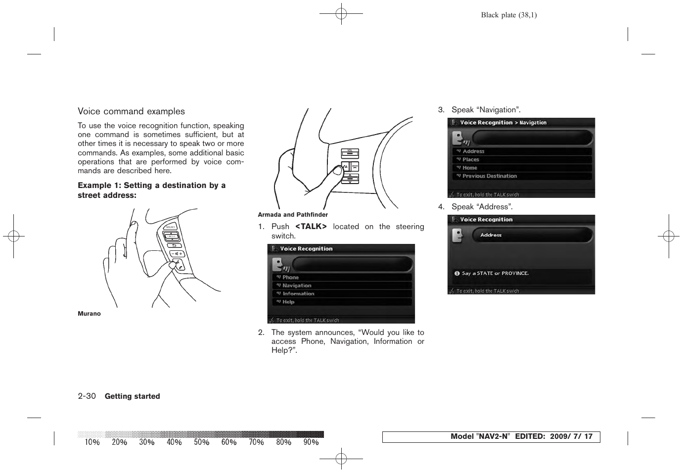 NISSAN 2010 Pathfinder User Manual | Page 37 / 234