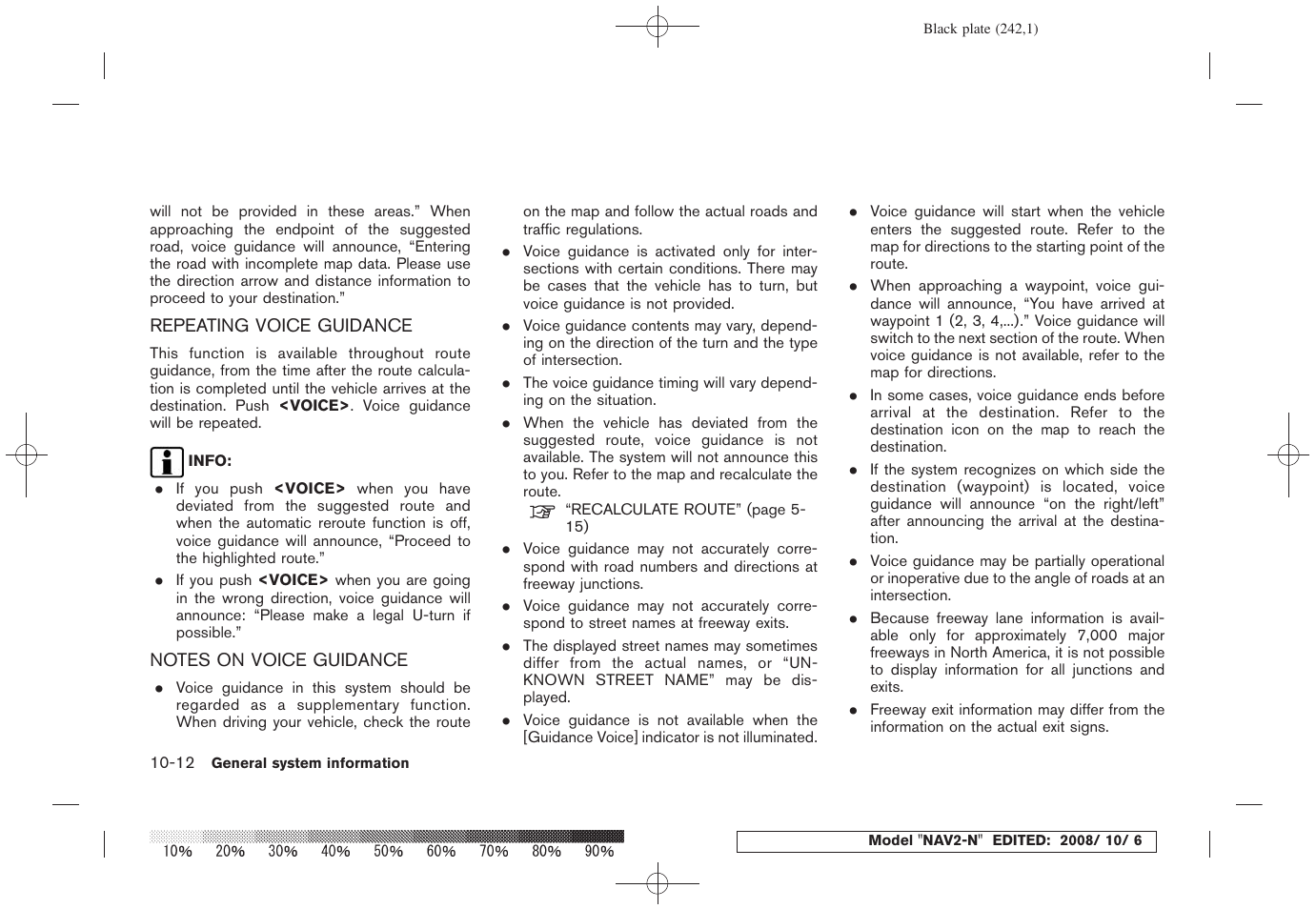 NISSAN 2009 Murano User Manual | Page 234 / 264