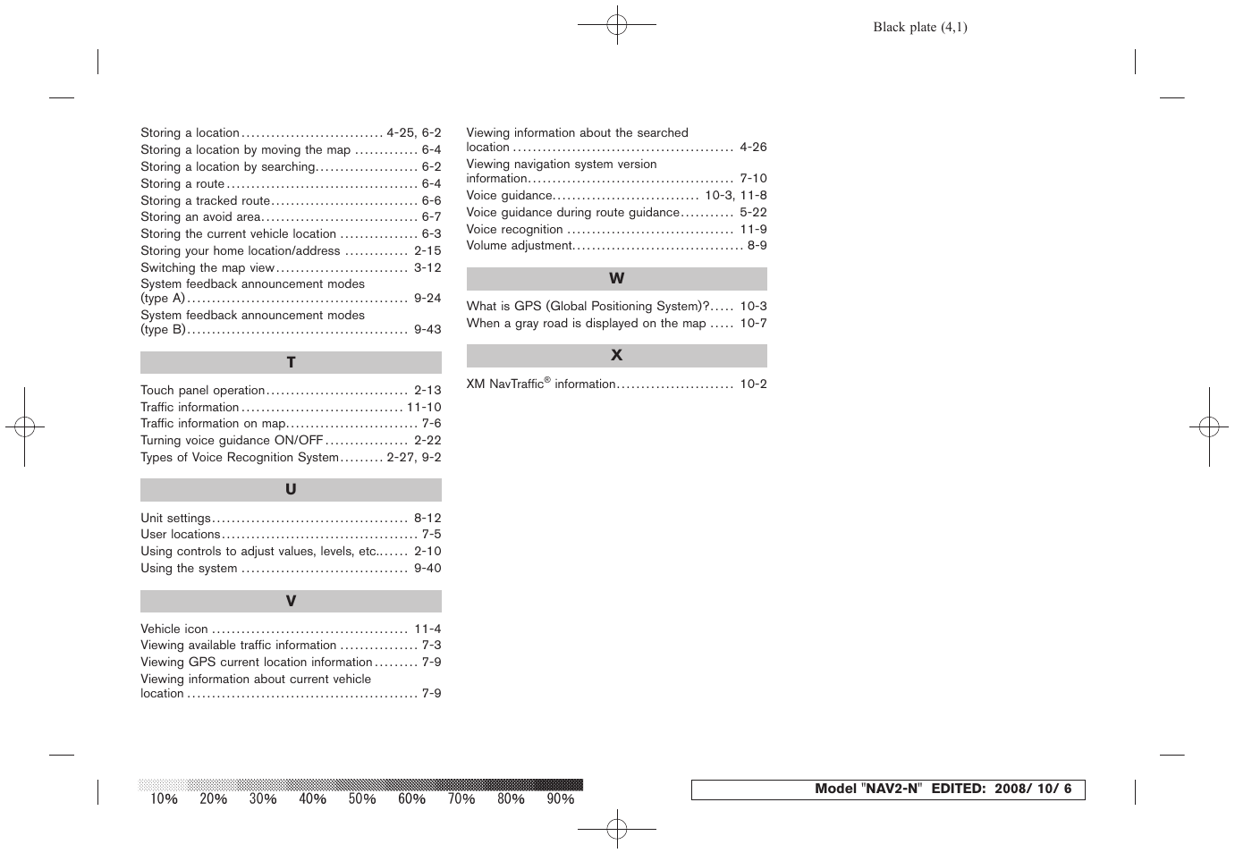 NISSAN 2009 Murano User Manual | Page 264 / 264