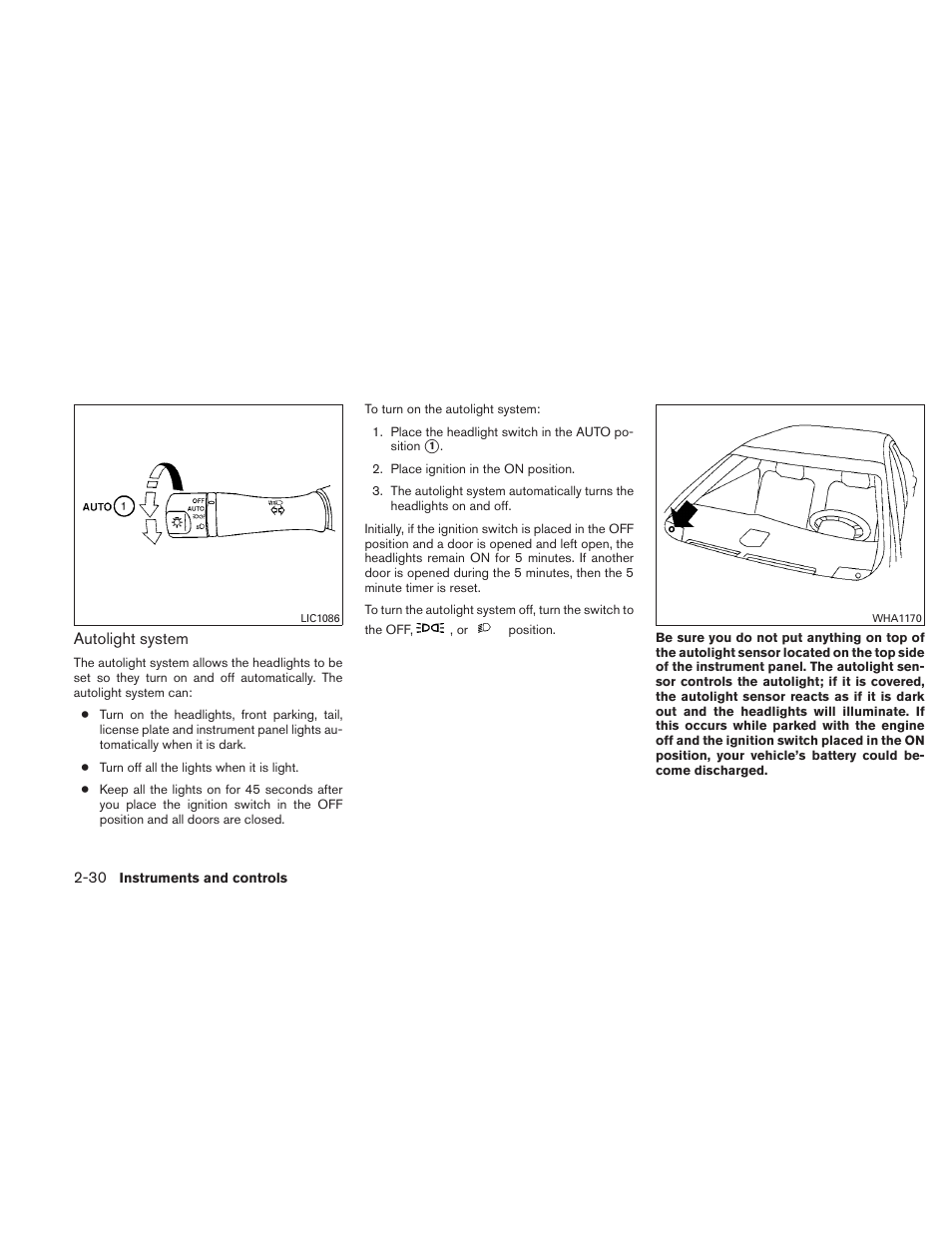 NISSAN 2010 Maxima User Manual | Page 103 / 458