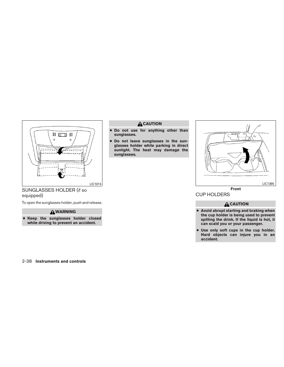 NISSAN 2010 Maxima User Manual | Page 111 / 458