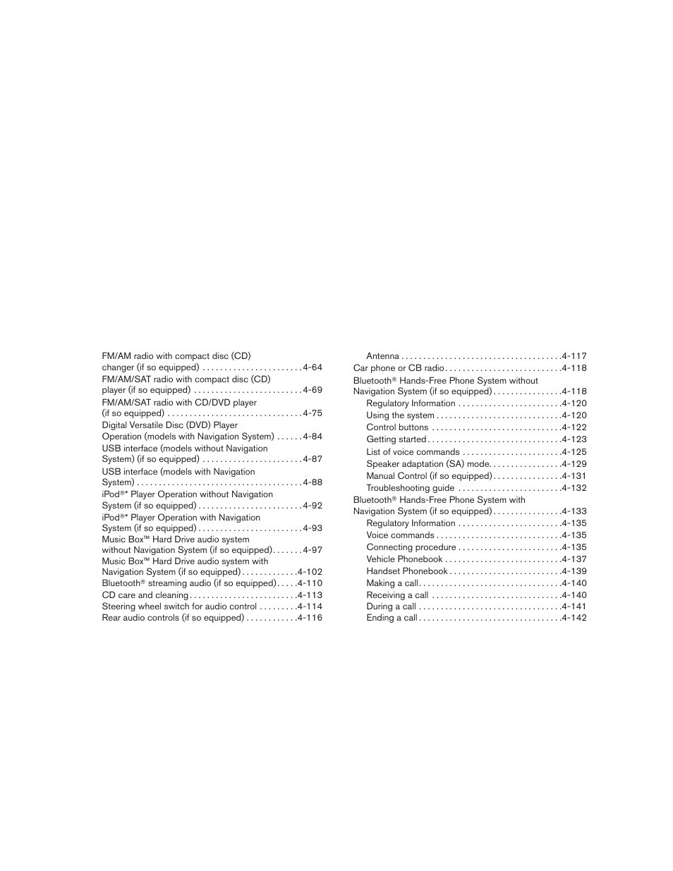 NISSAN 2010 Maxima User Manual | Page 163 / 458