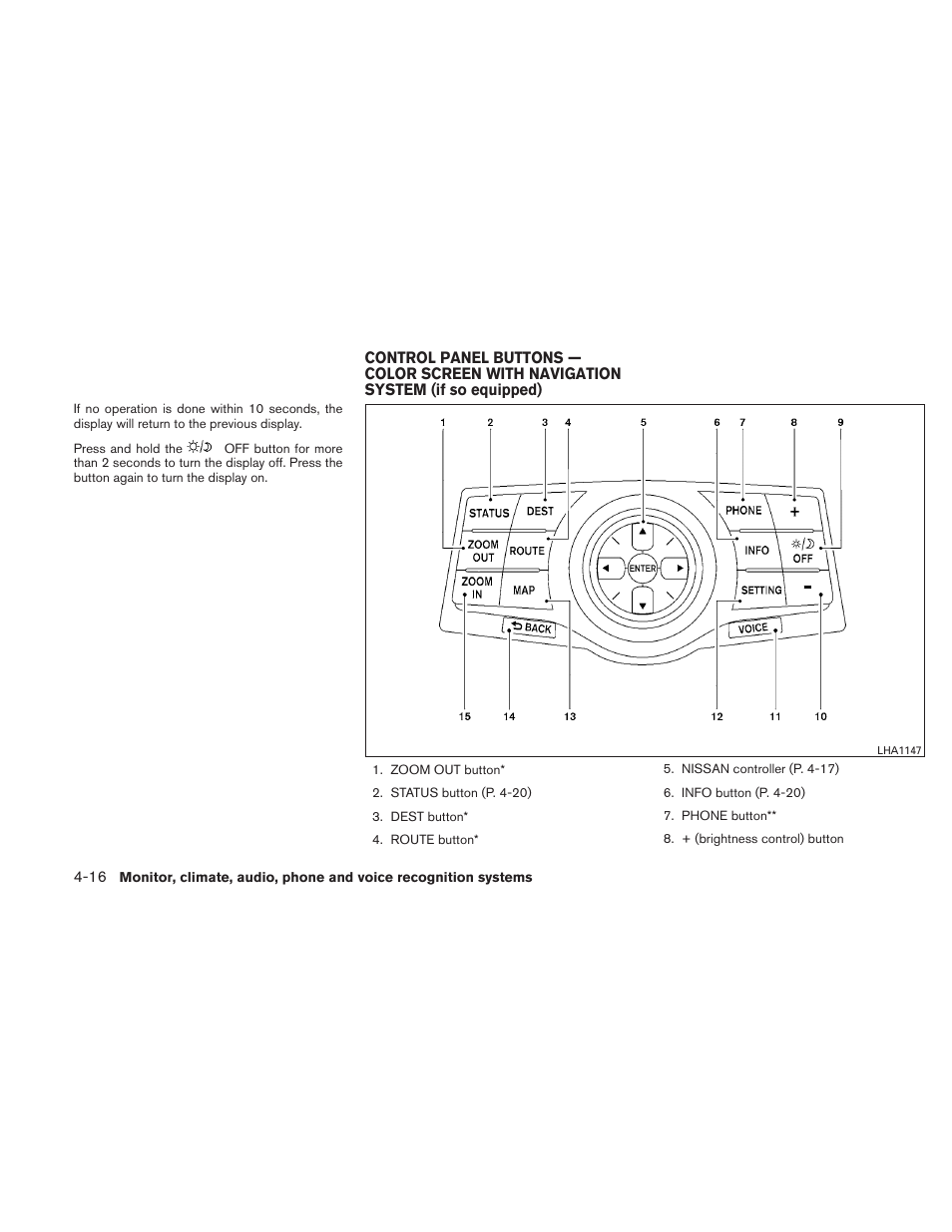 NISSAN 2010 Maxima User Manual | Page 177 / 458