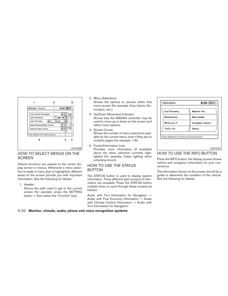 NISSAN 2010 Maxima User Manual | Page 181 / 458