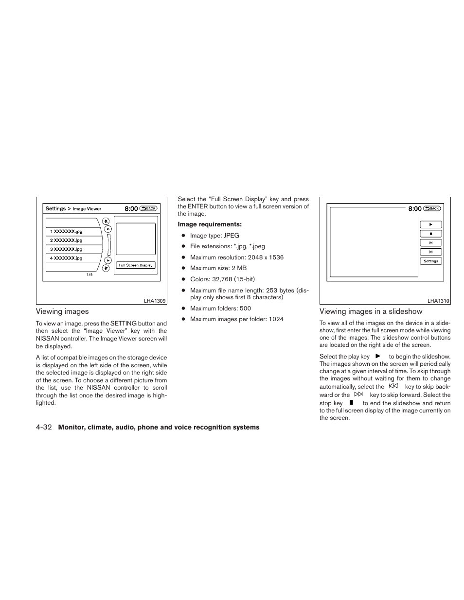NISSAN 2010 Maxima User Manual | Page 193 / 458
