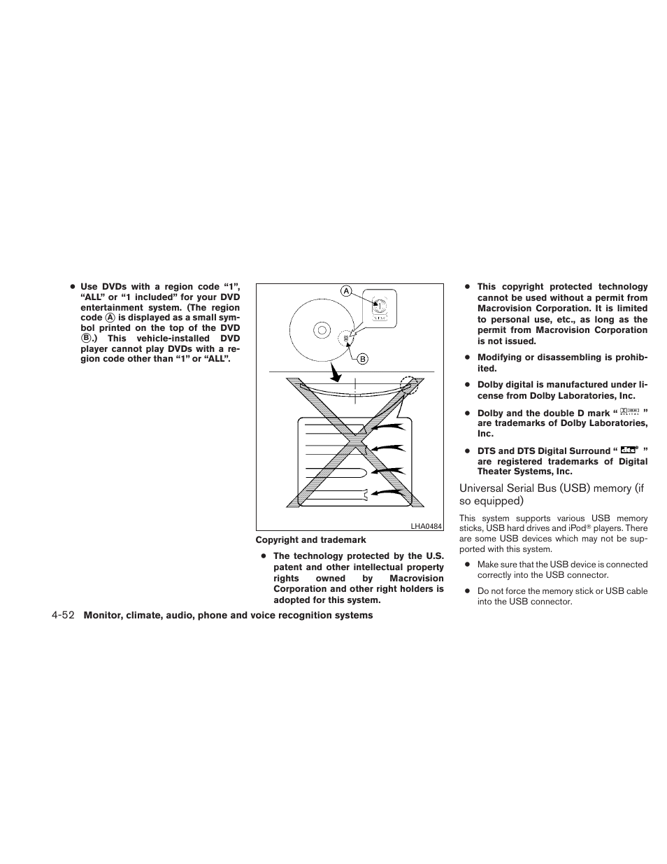 NISSAN 2010 Maxima User Manual | Page 213 / 458