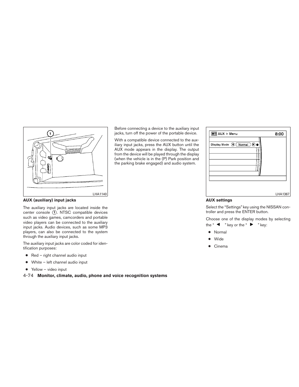 NISSAN 2010 Maxima User Manual | Page 235 / 458