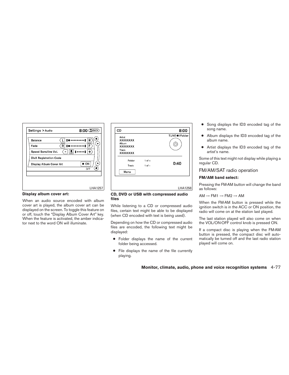 NISSAN 2010 Maxima User Manual | Page 238 / 458