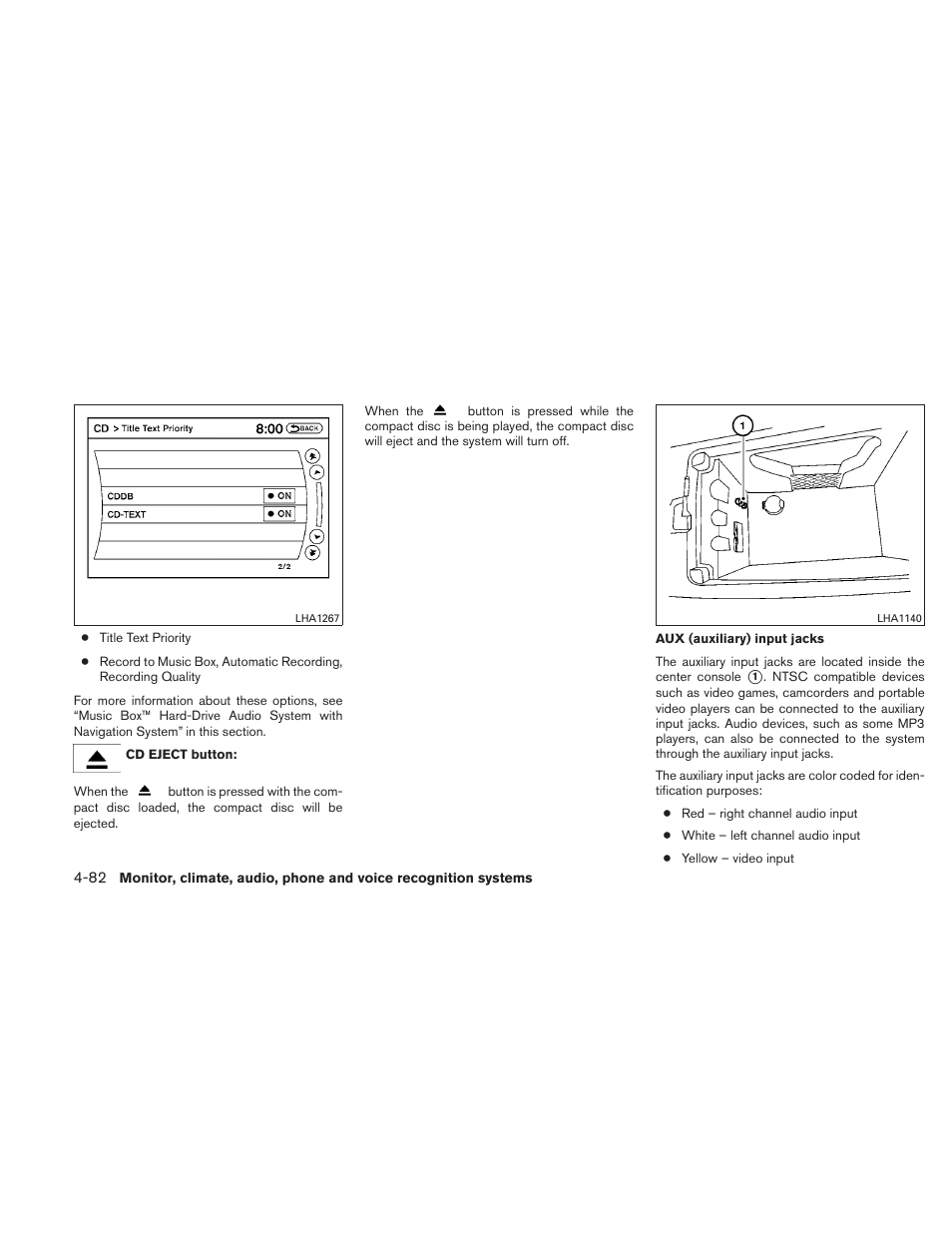 NISSAN 2010 Maxima User Manual | Page 243 / 458