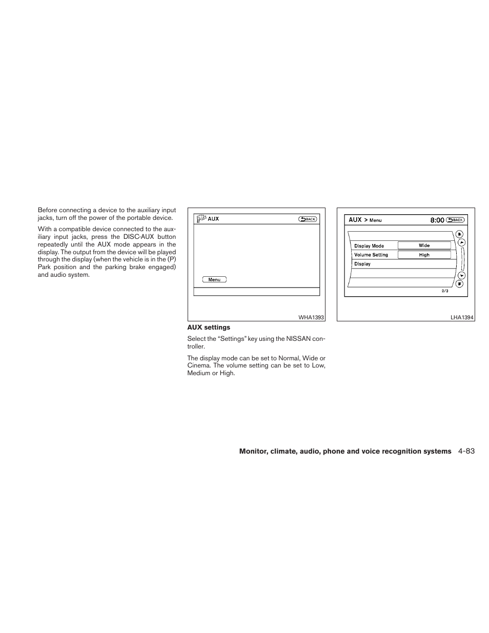NISSAN 2010 Maxima User Manual | Page 244 / 458