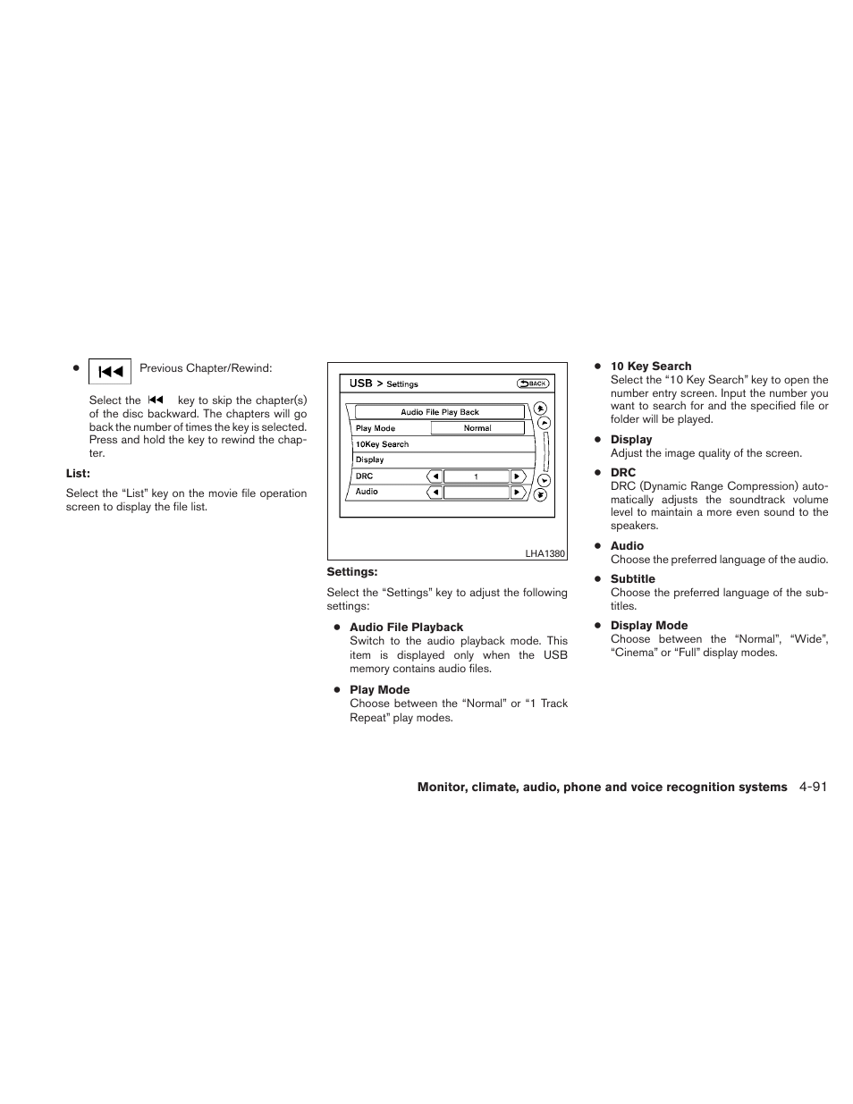 NISSAN 2010 Maxima User Manual | Page 252 / 458