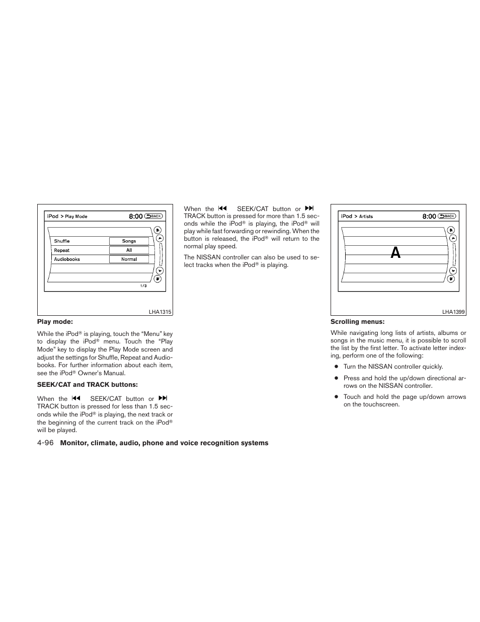 NISSAN 2010 Maxima User Manual | Page 257 / 458