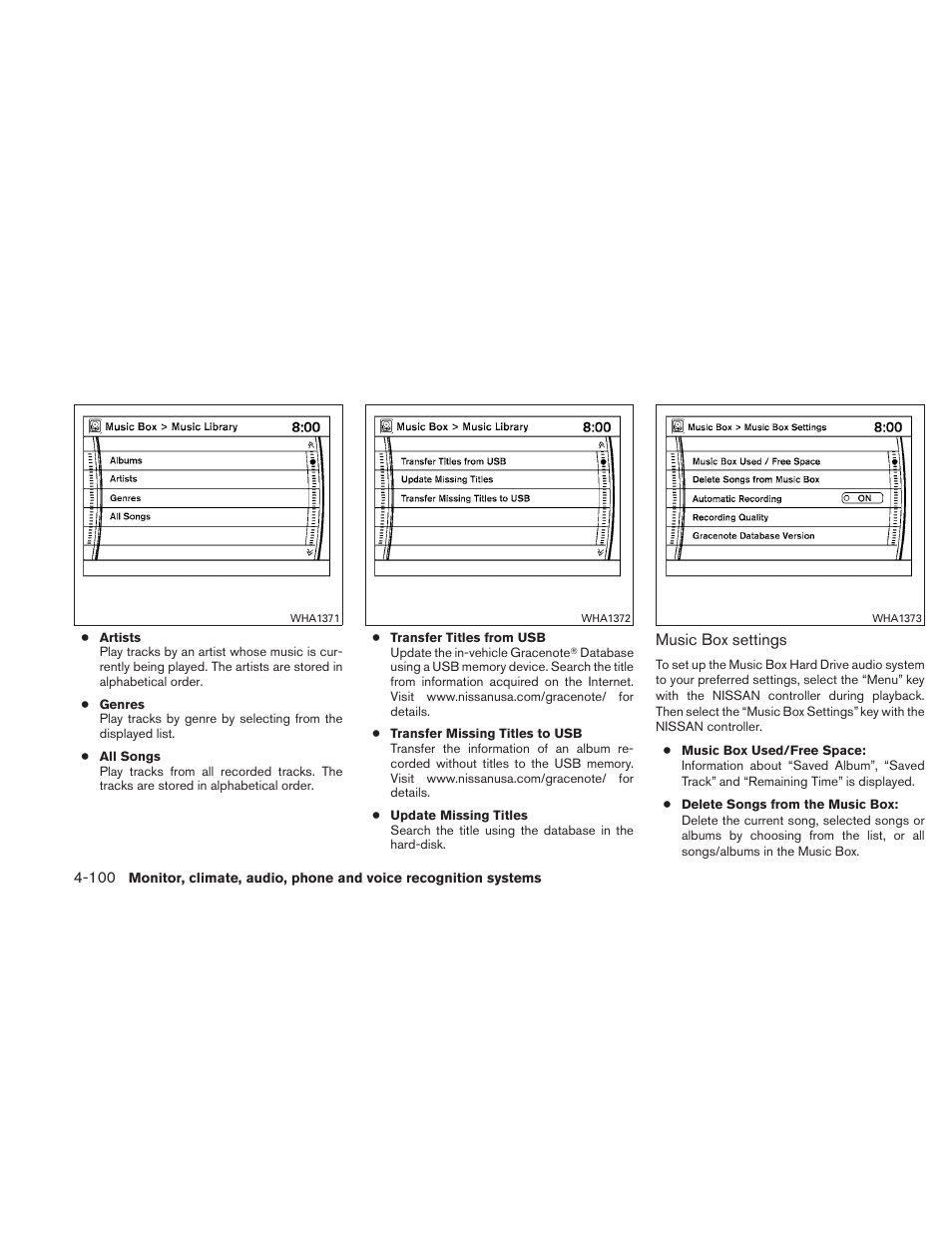 NISSAN 2010 Maxima User Manual | Page 261 / 458