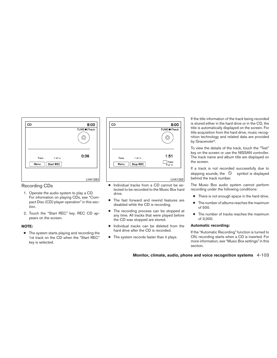 NISSAN 2010 Maxima User Manual | Page 264 / 458