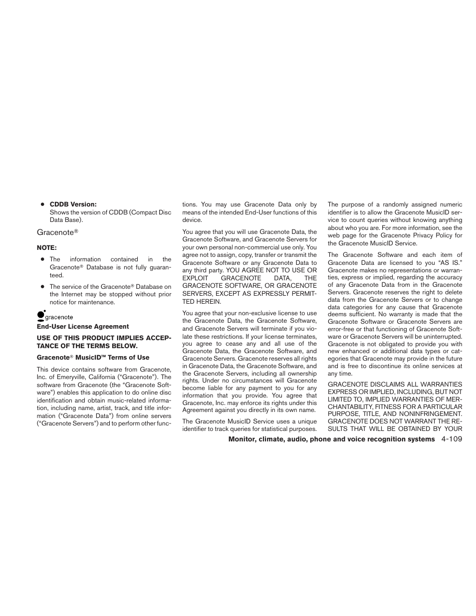 NISSAN 2010 Maxima User Manual | Page 270 / 458