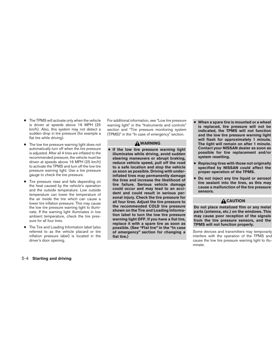 NISSAN 2010 Maxima User Manual | Page 333 / 458