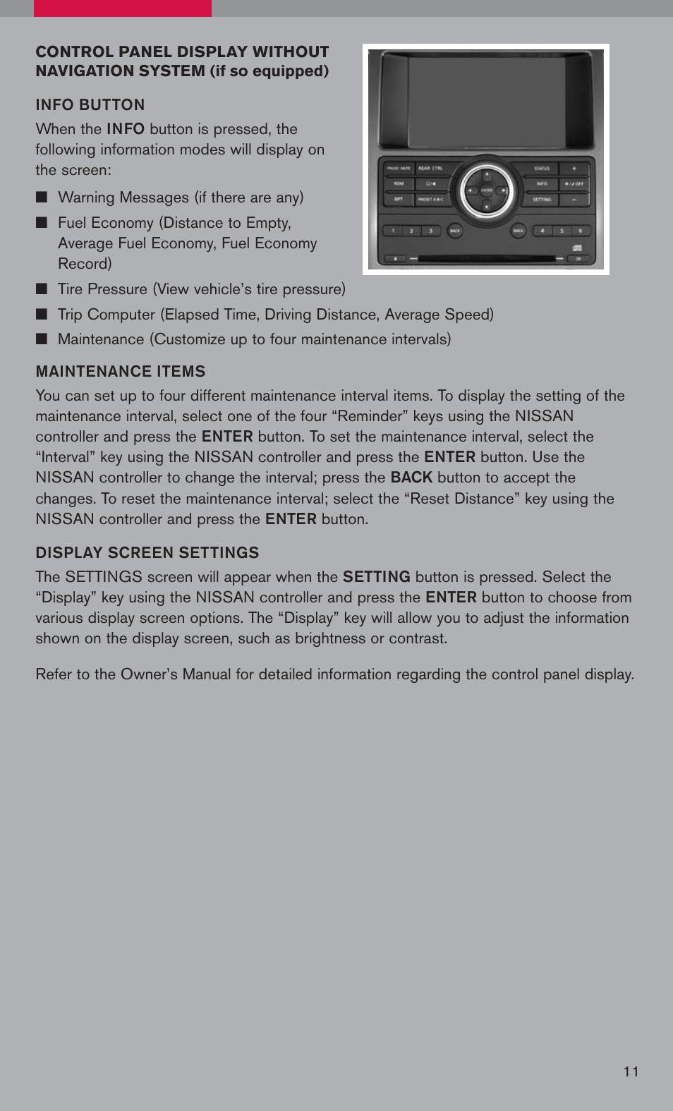NISSAN 2008 Armada User Manual | Page 14 / 45