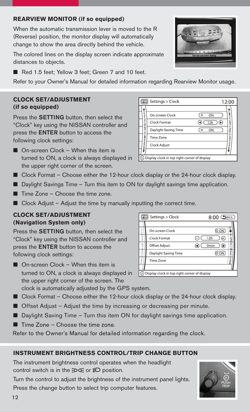 NISSAN 2008 Armada User Manual | Page 15 / 45