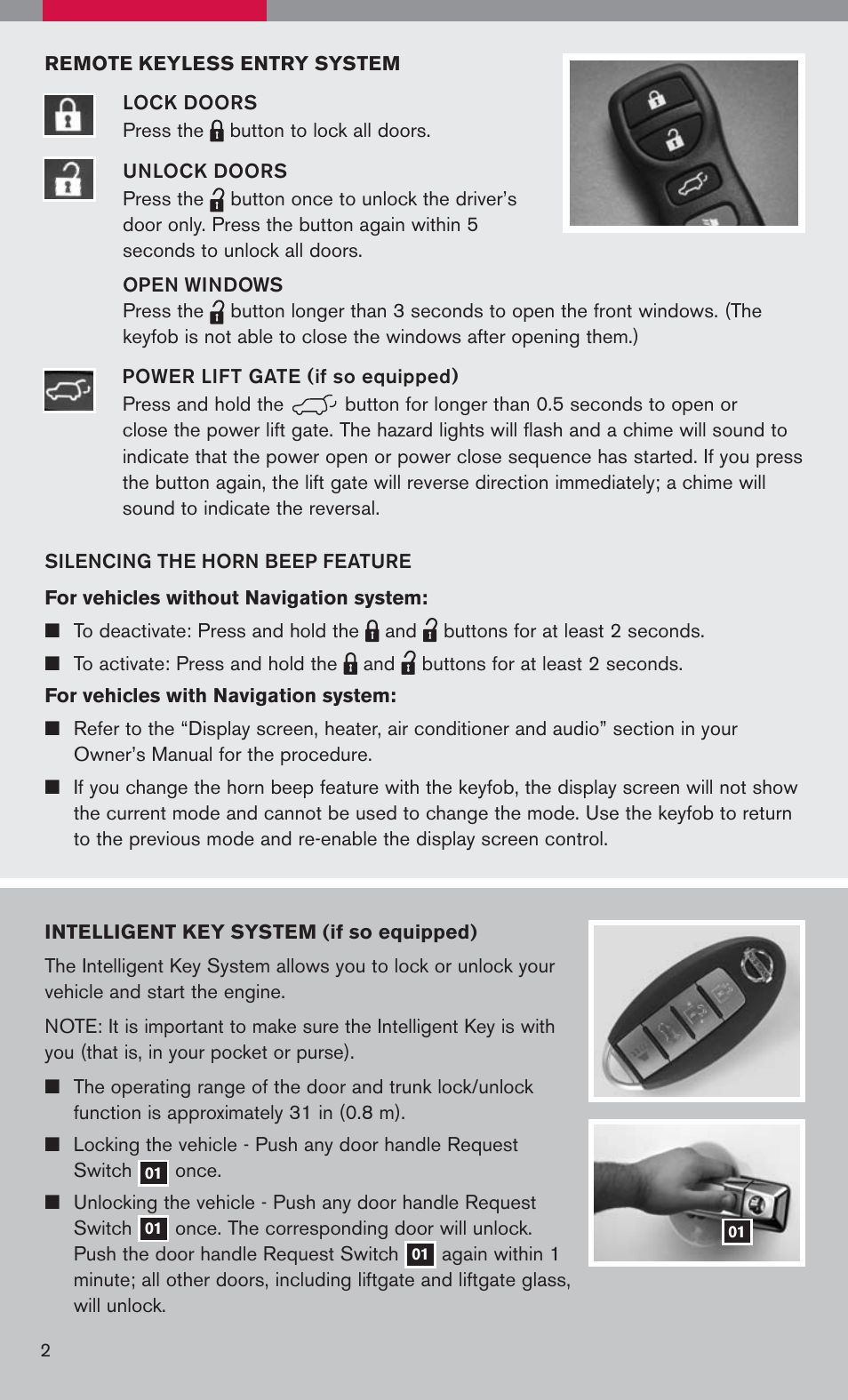 NISSAN 2008 Armada User Manual | Page 5 / 45