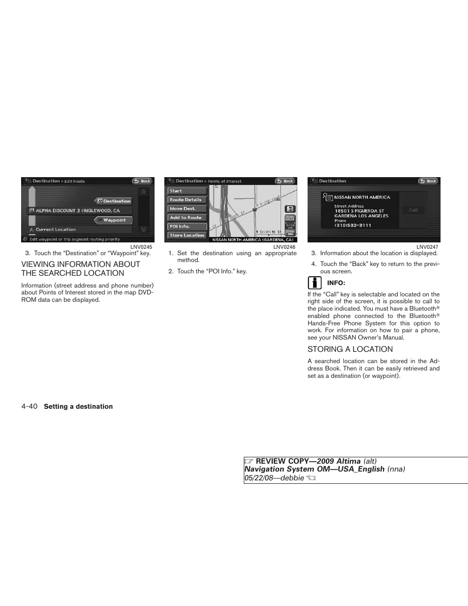 NISSAN 2009 Altima Coupe User Manual | Page 105 / 238