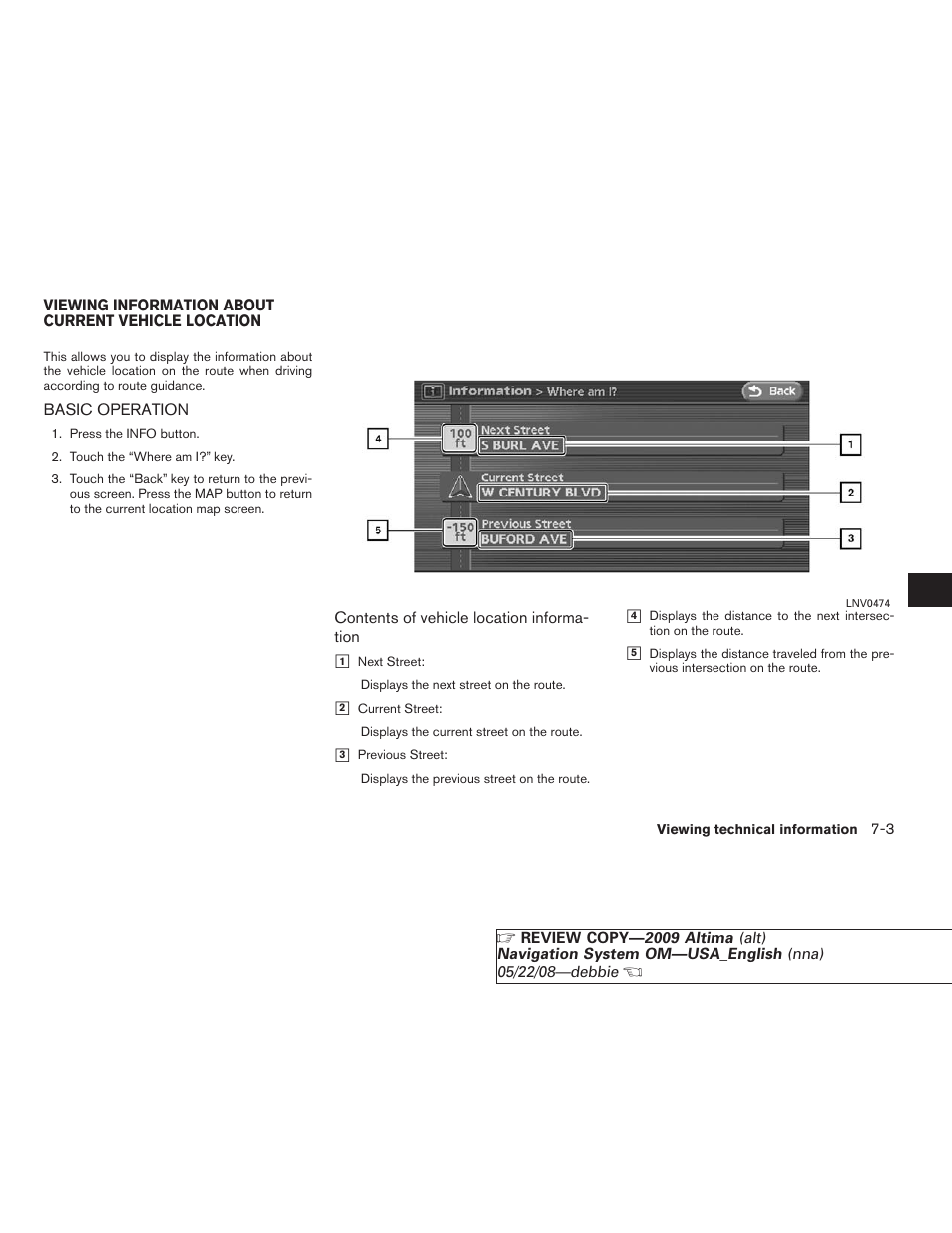 Basic operation -3 | NISSAN 2009 Altima Coupe User Manual | Page 166 / 238