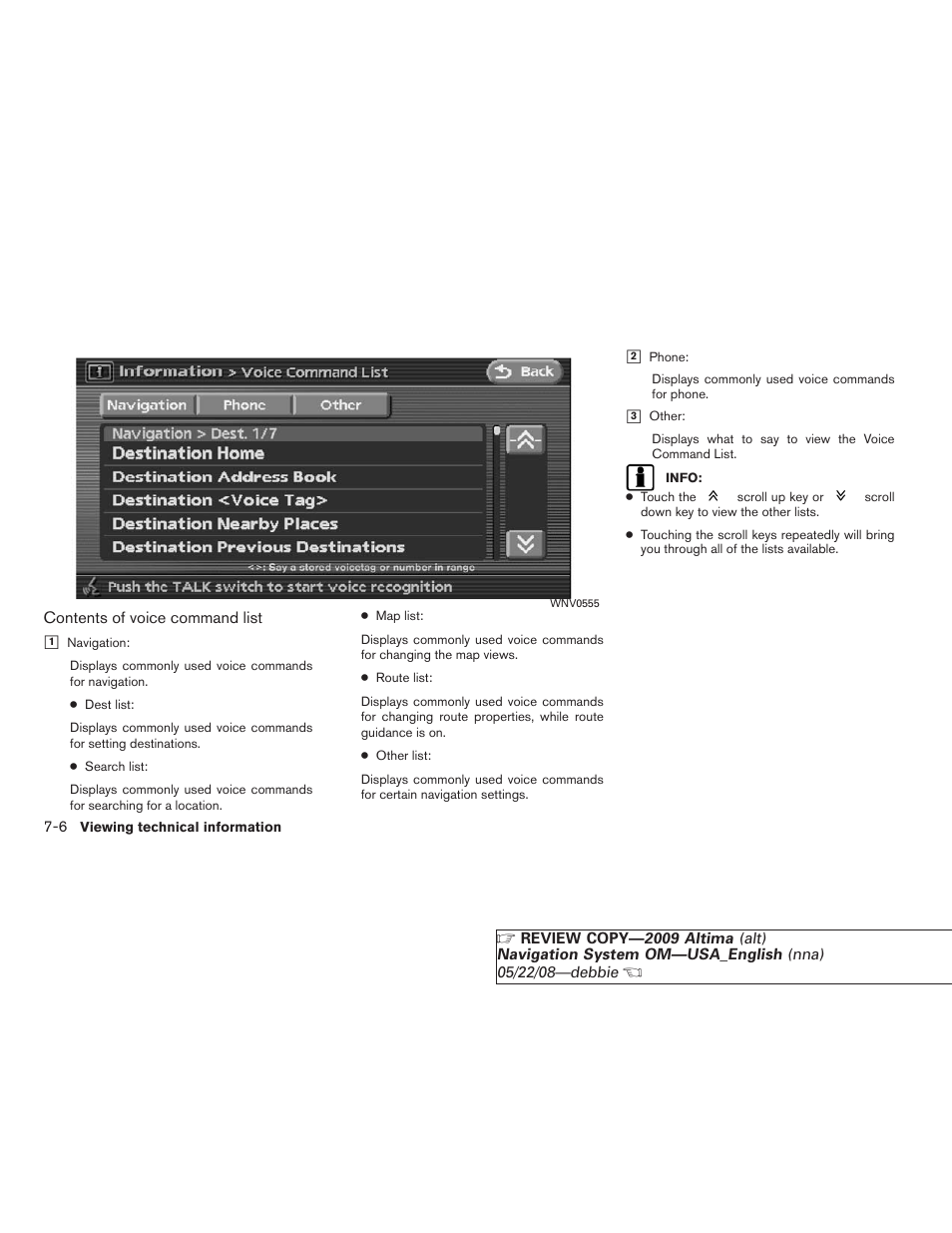 NISSAN 2009 Altima Coupe User Manual | Page 169 / 238
