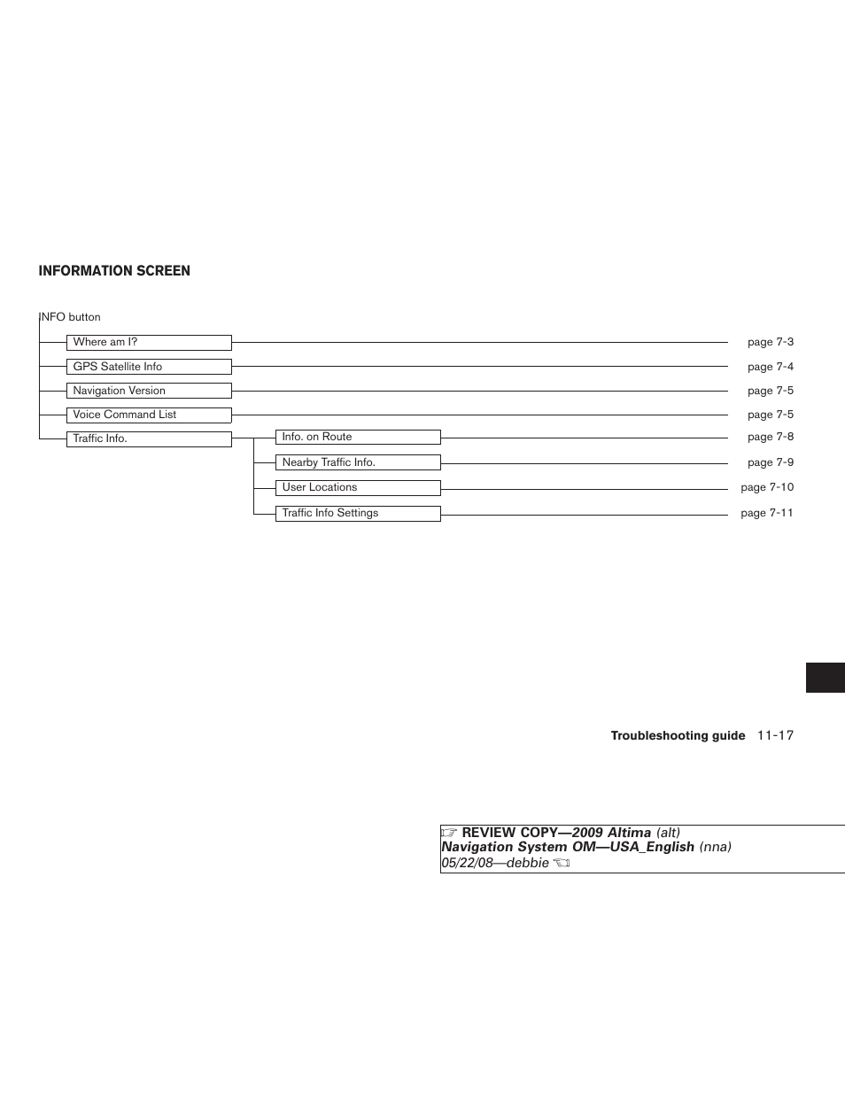 NISSAN 2009 Altima Coupe User Manual | Page 234 / 238