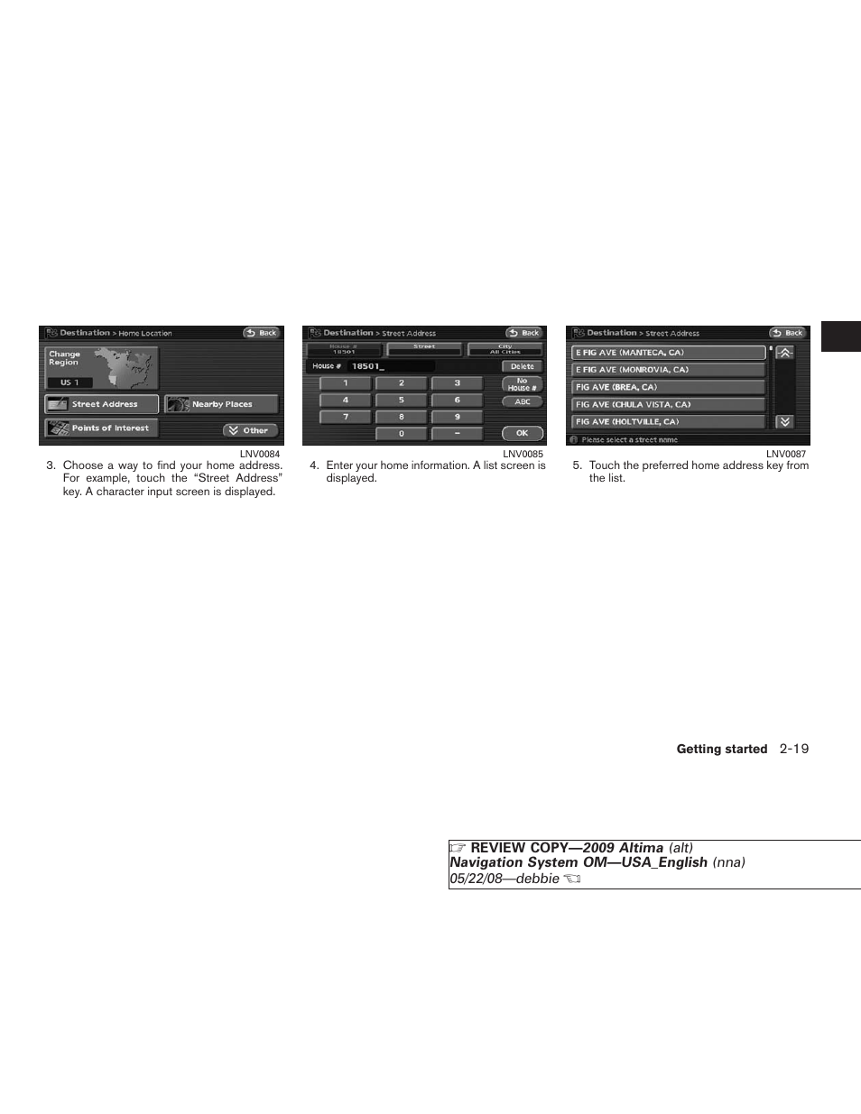 NISSAN 2009 Altima Coupe User Manual | Page 26 / 238