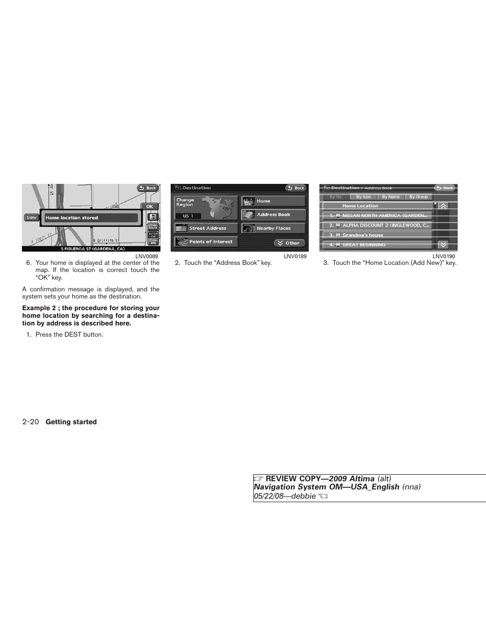 NISSAN 2009 Altima Coupe User Manual | Page 27 / 238