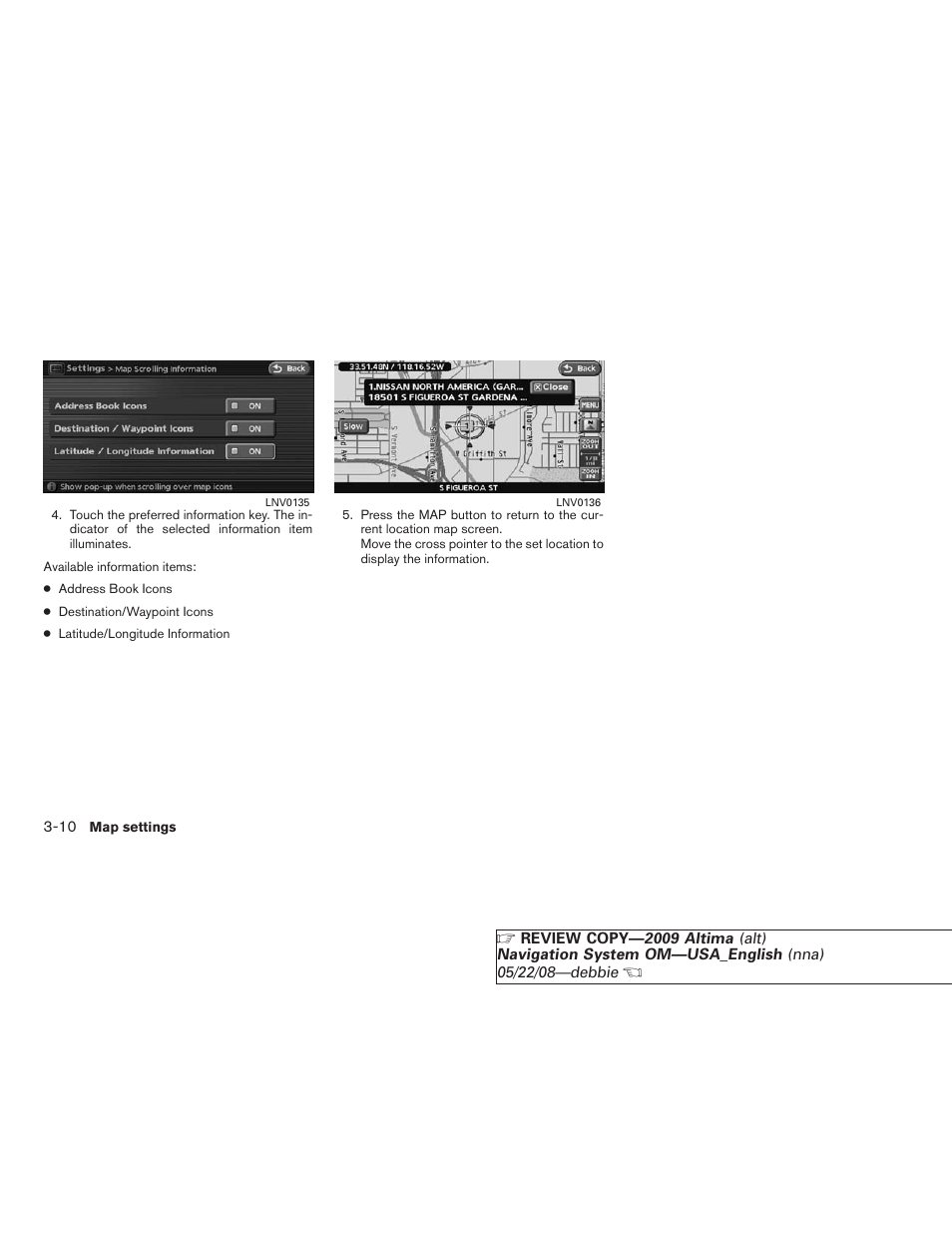 NISSAN 2009 Altima Coupe User Manual | Page 55 / 238