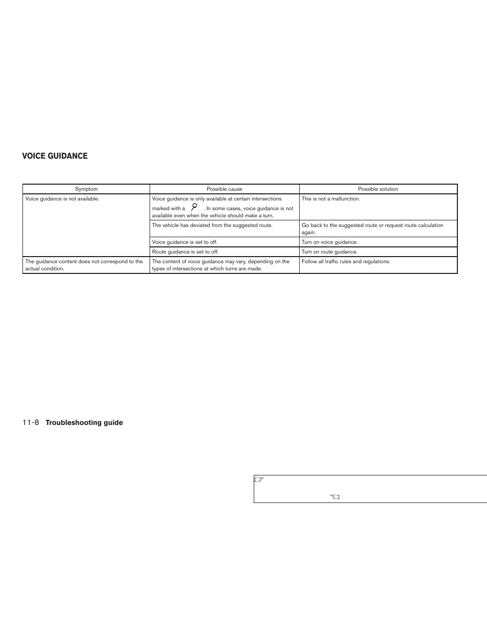 Voice guidance -8, Voice guidance | NISSAN 2008 Altima Sedan User Manual | Page 222 / 237