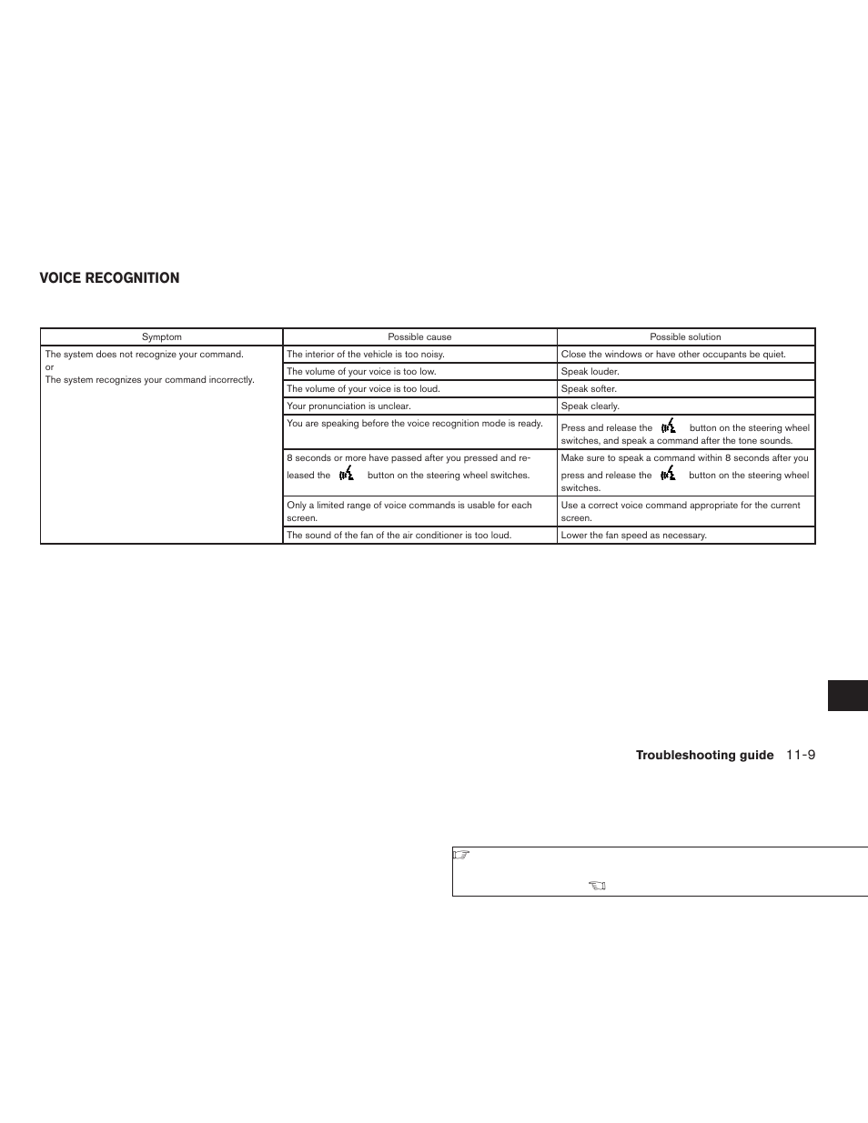 Voice recognition -9, Voice recognition | NISSAN 2008 Altima Sedan User Manual | Page 223 / 237
