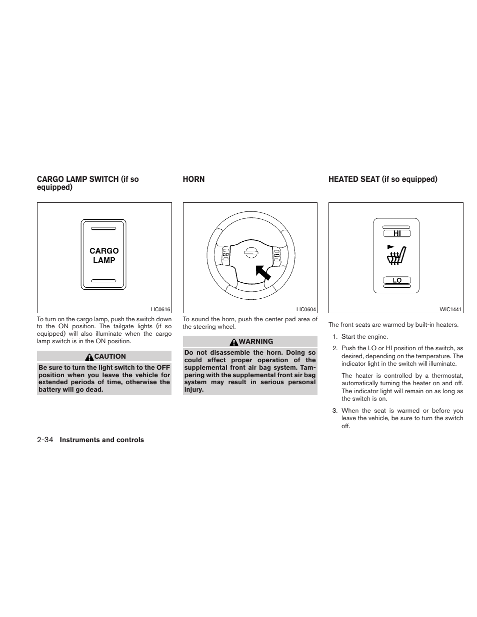 NISSAN TITAN 2010 User Manual | Page 114 / 407