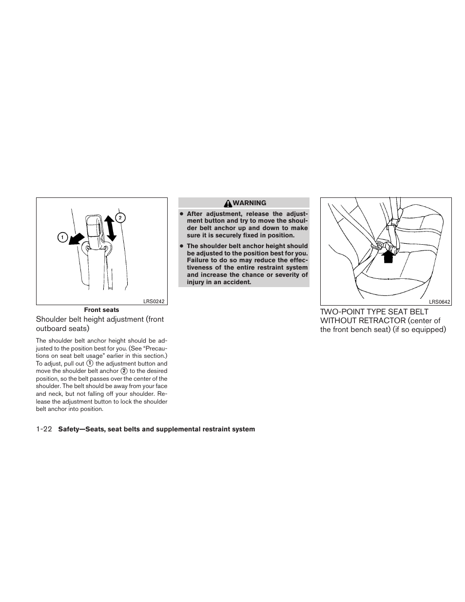 NISSAN TITAN 2010 User Manual | Page 38 / 407