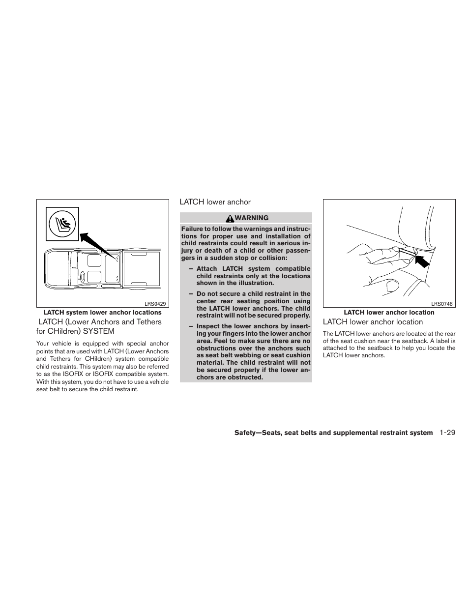 NISSAN TITAN 2010 User Manual | Page 45 / 407