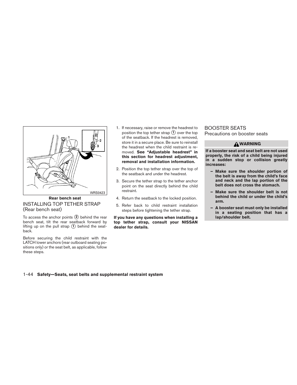 NISSAN TITAN 2010 User Manual | Page 60 / 407