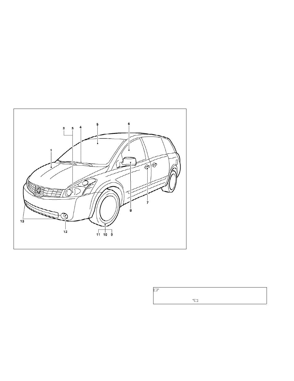 Exterior front -3 | NISSAN 2009 Quest User Manual | Page 9 / 376