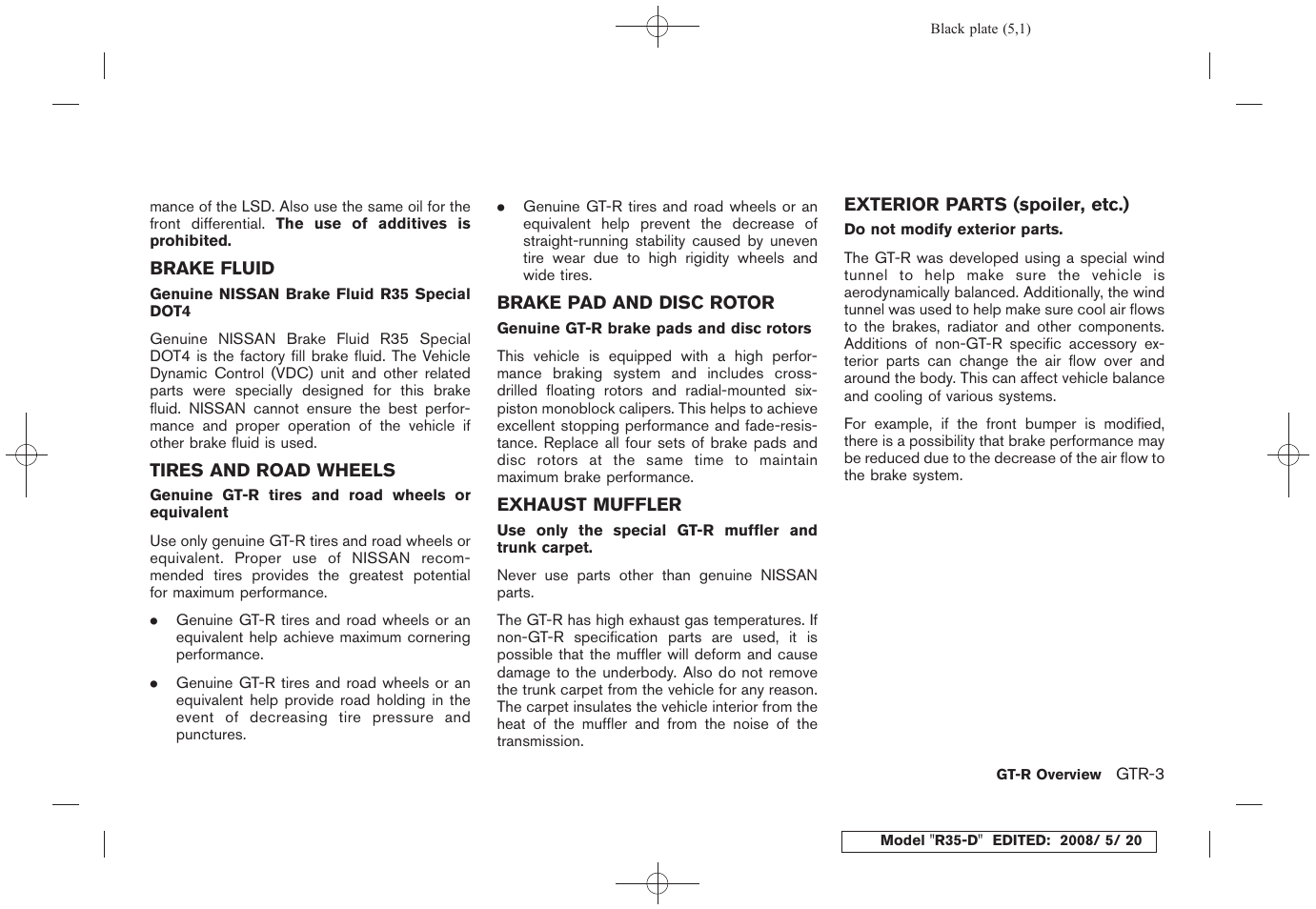 NISSAN R35-D User Manual | Page 10 / 311