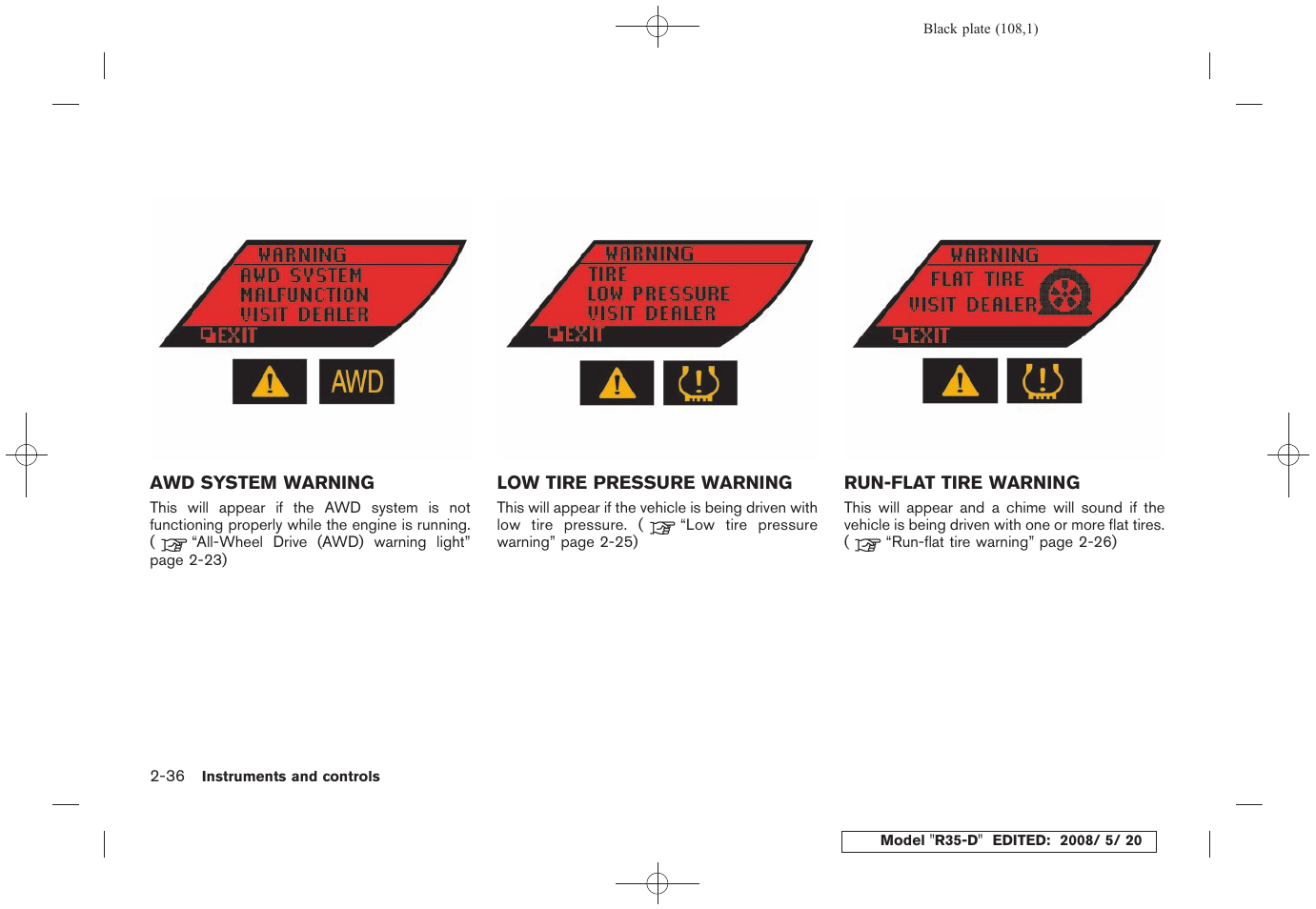 NISSAN R35-D User Manual | Page 113 / 311