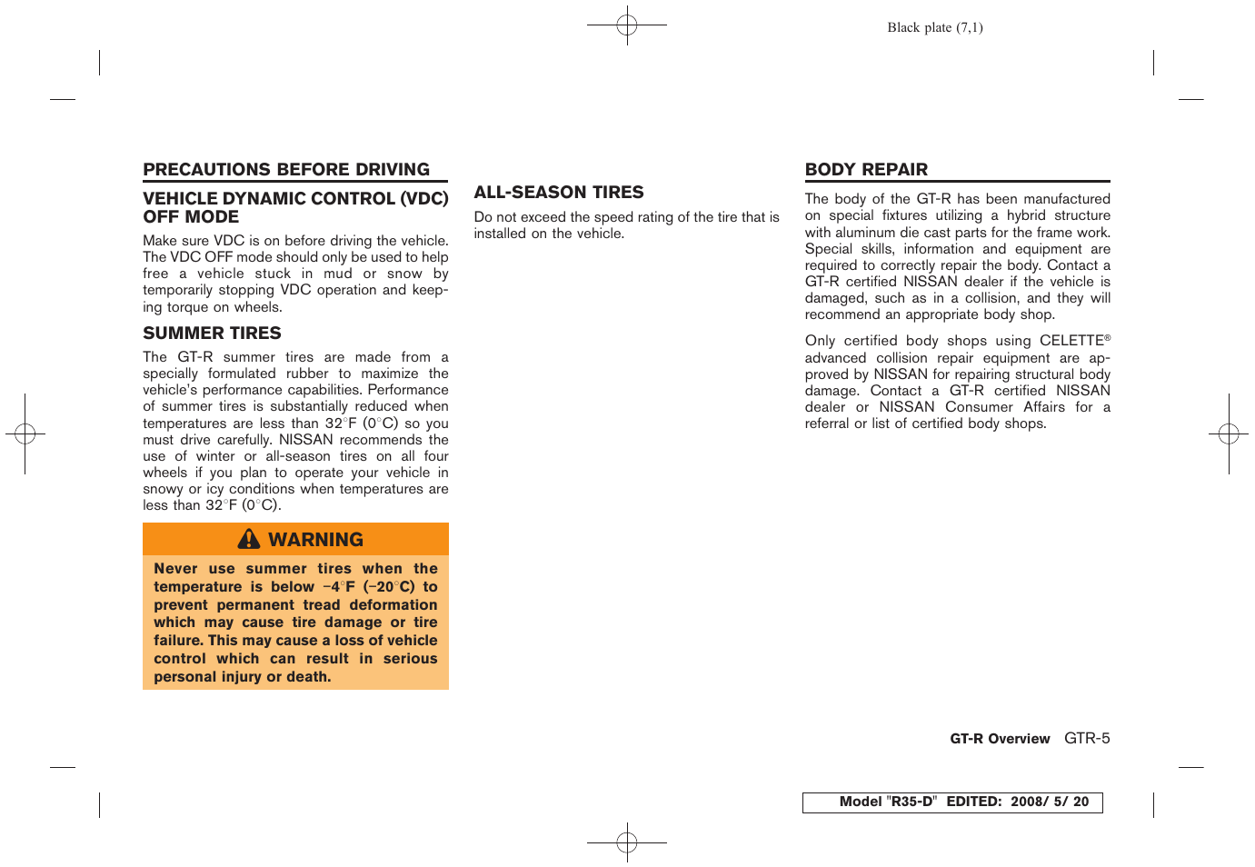 NISSAN R35-D User Manual | Page 12 / 311