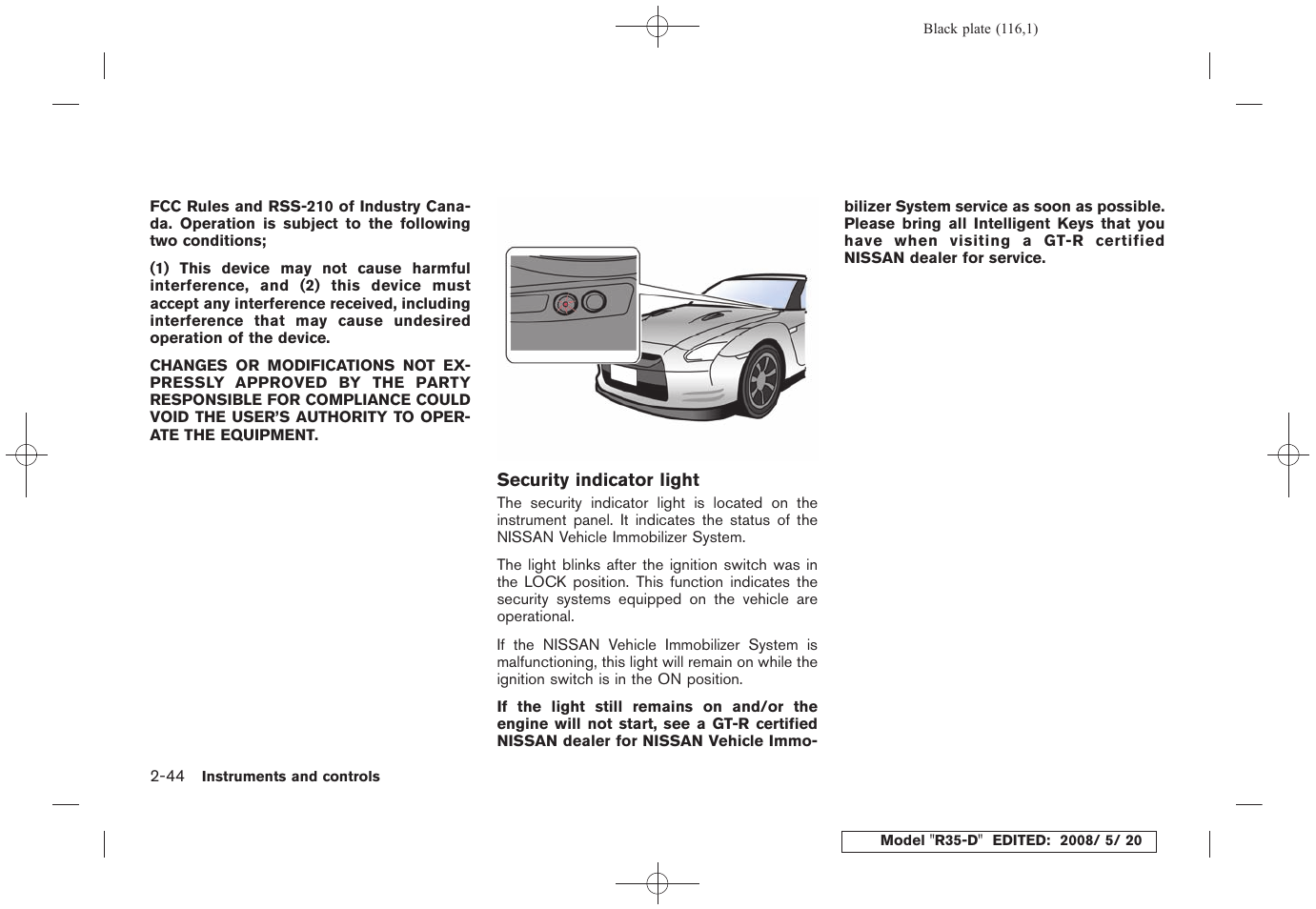 NISSAN R35-D User Manual | Page 121 / 311