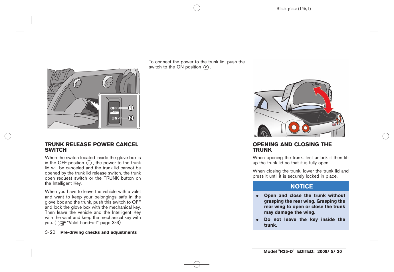 NISSAN R35-D User Manual | Page 161 / 311