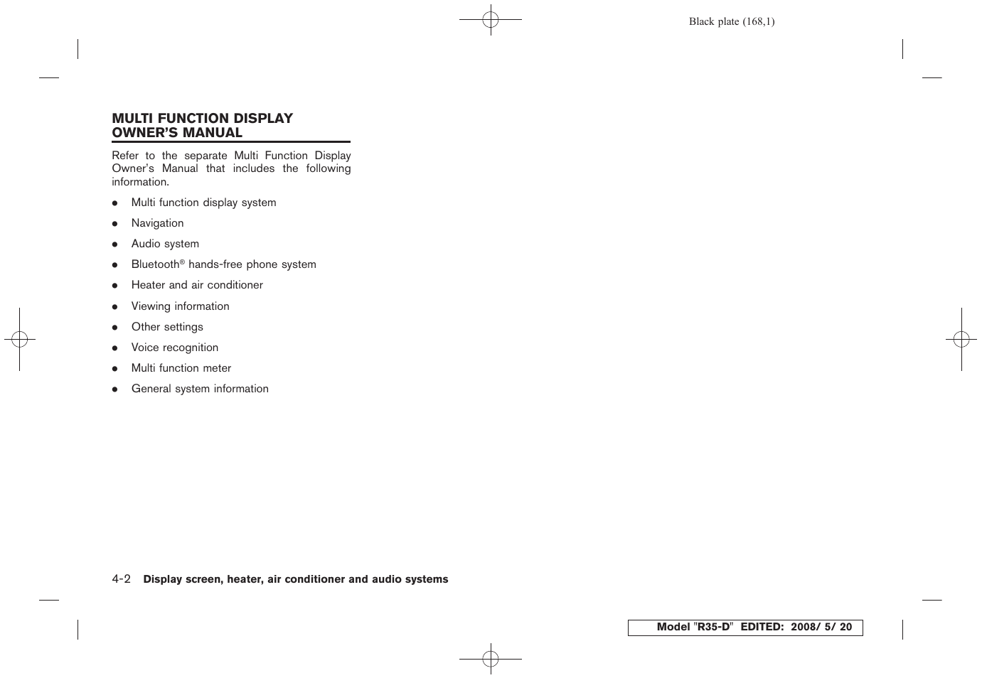 NISSAN R35-D User Manual | Page 173 / 311