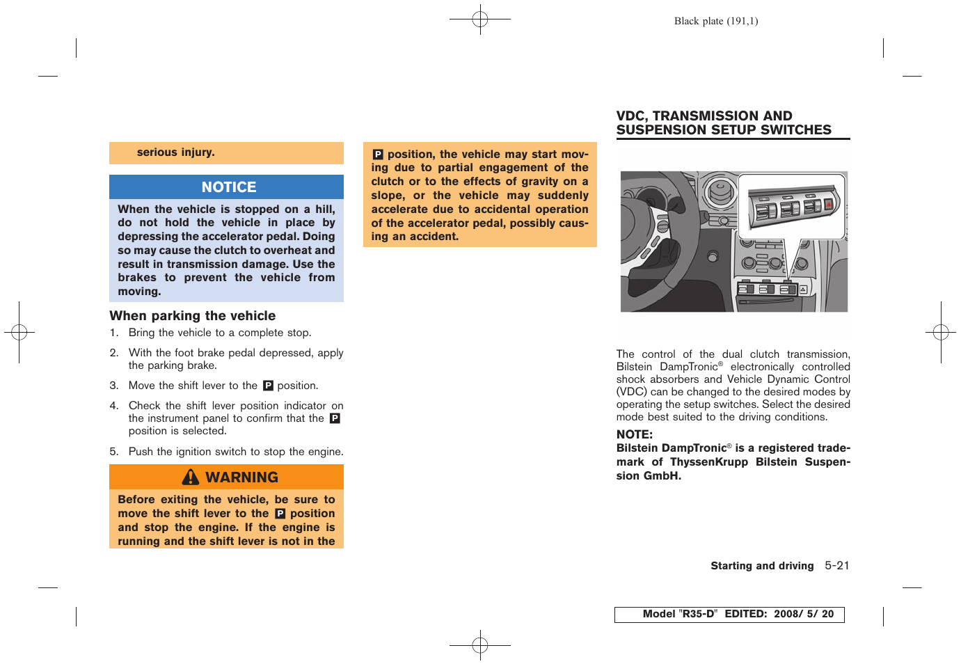 NISSAN R35-D User Manual | Page 196 / 311