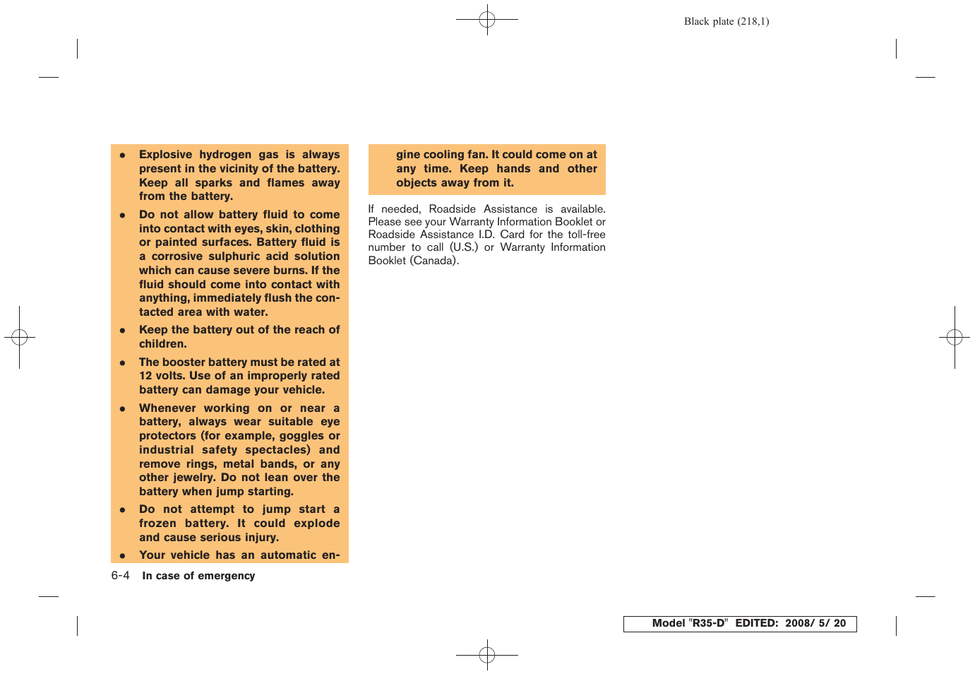 NISSAN R35-D User Manual | Page 223 / 311